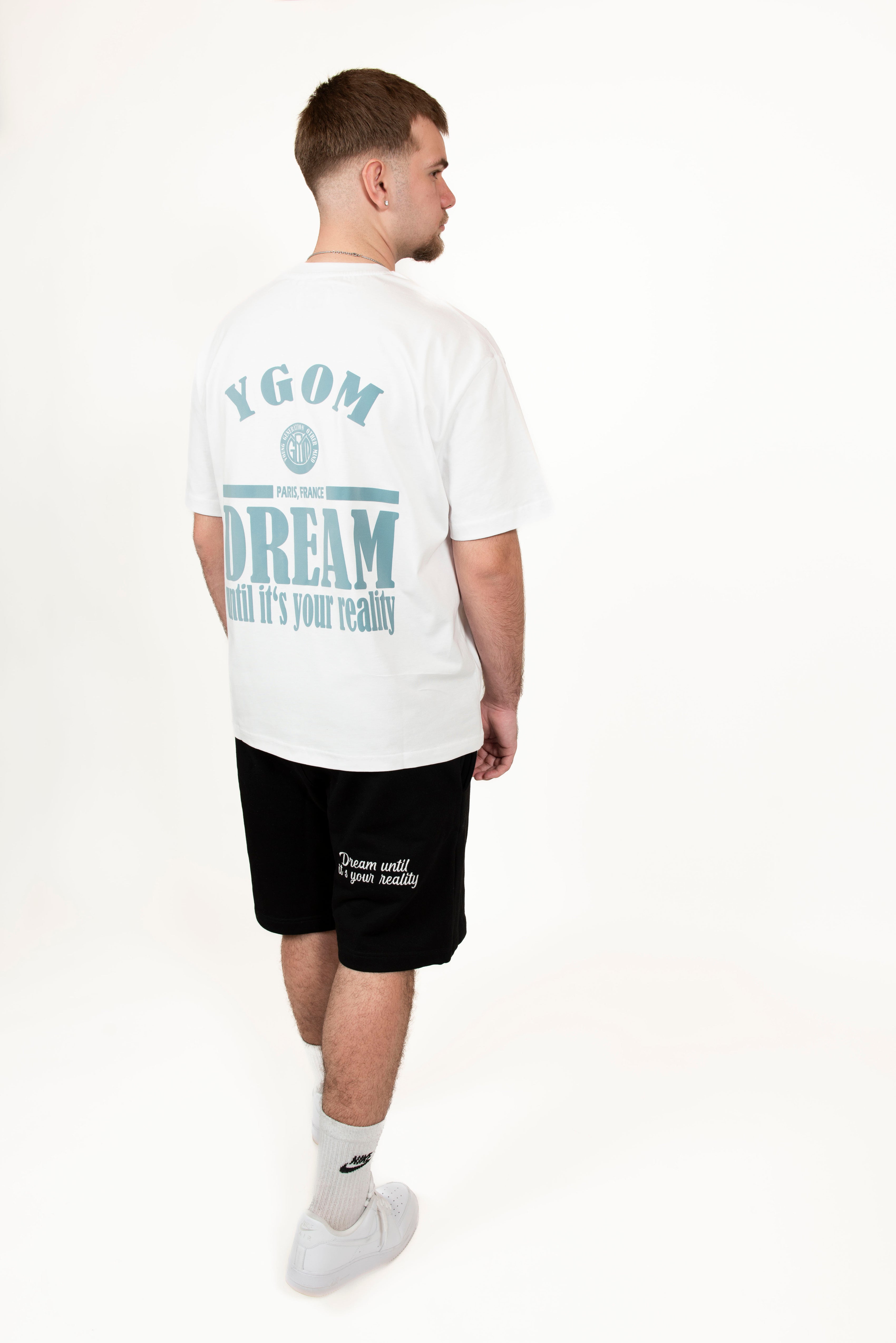 Dream Logo Oversized Tee White