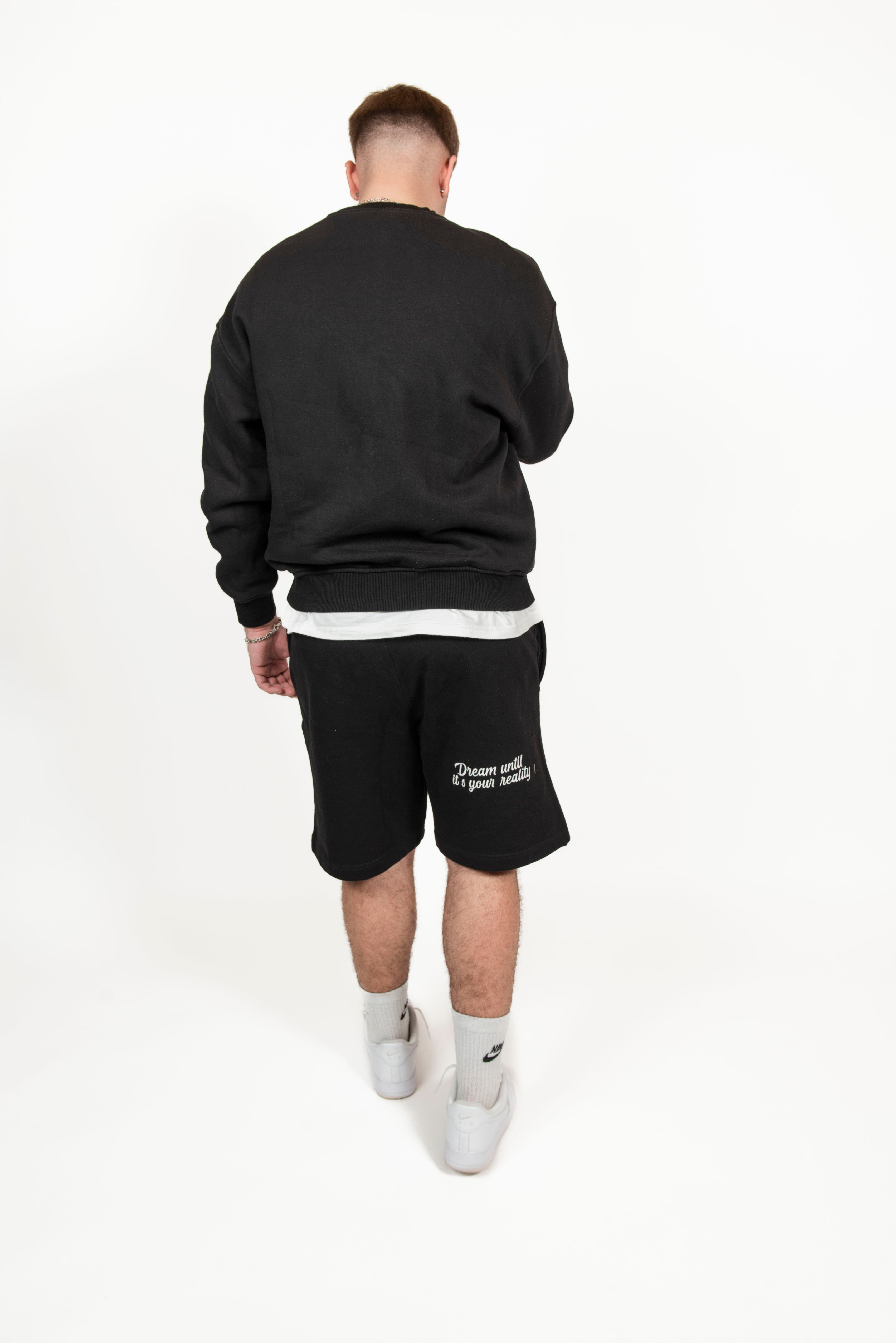 Logo Oversized Sweater Black